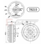GARTT T6215 180KV 12S Brushless Motor CW/CCW for Plant protection Machine Drones Multicopter Electric Fixed Wing Aircraft VTOL